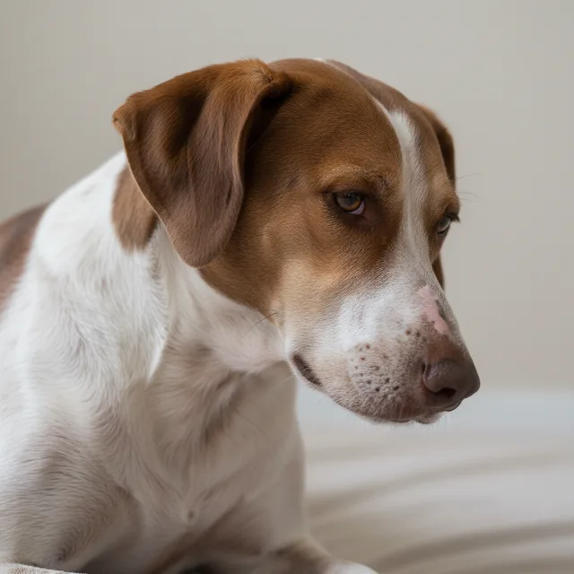 Chewing & biting at skin in dogs — what it can look like