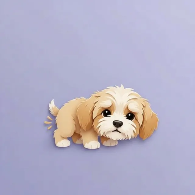 Diarrhea / loose stool in dogs — illustration