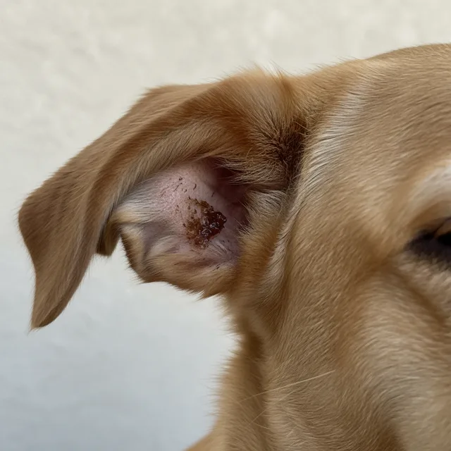 Ear discharge & odor in dogs — what it can look like