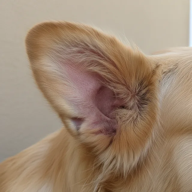 Recurring ear infections in dogs — what it can look like
