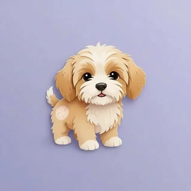 Hair loss / thinning in dogs — illustration