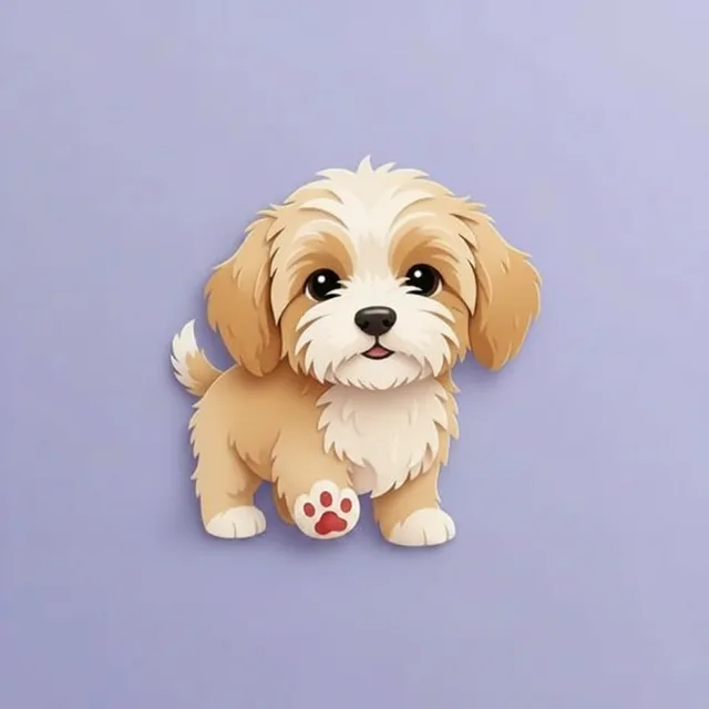 Lumps between the toes in dogs — illustration