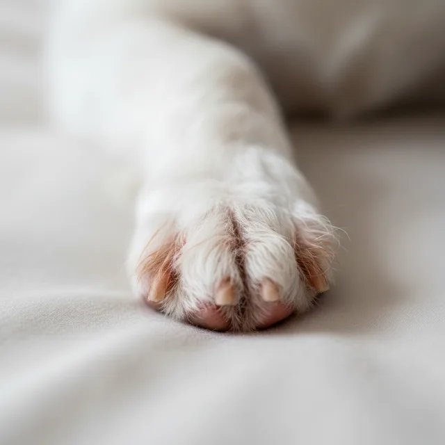 Rust-stained fur in dogs — what it can look like